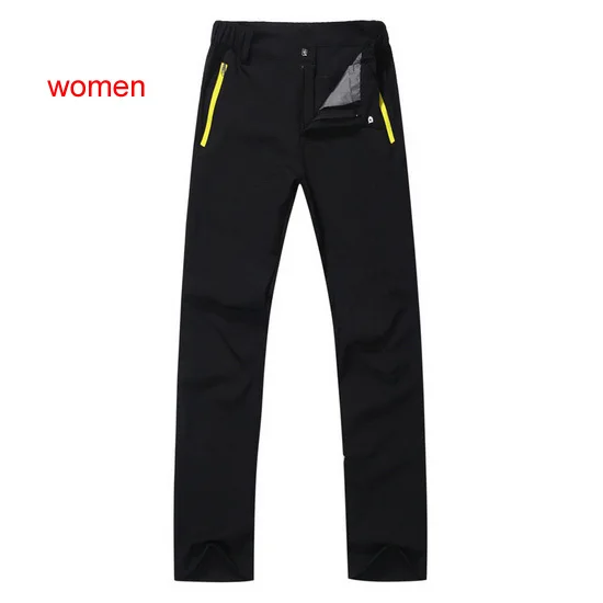 LoClimb брюки для походов на открытом воздухе мужские/женские летние ультра тонкие быстросохнущие брюки мужские брюки для альпинизма/кемпинга/треккинга AM377 - Цвет: women black