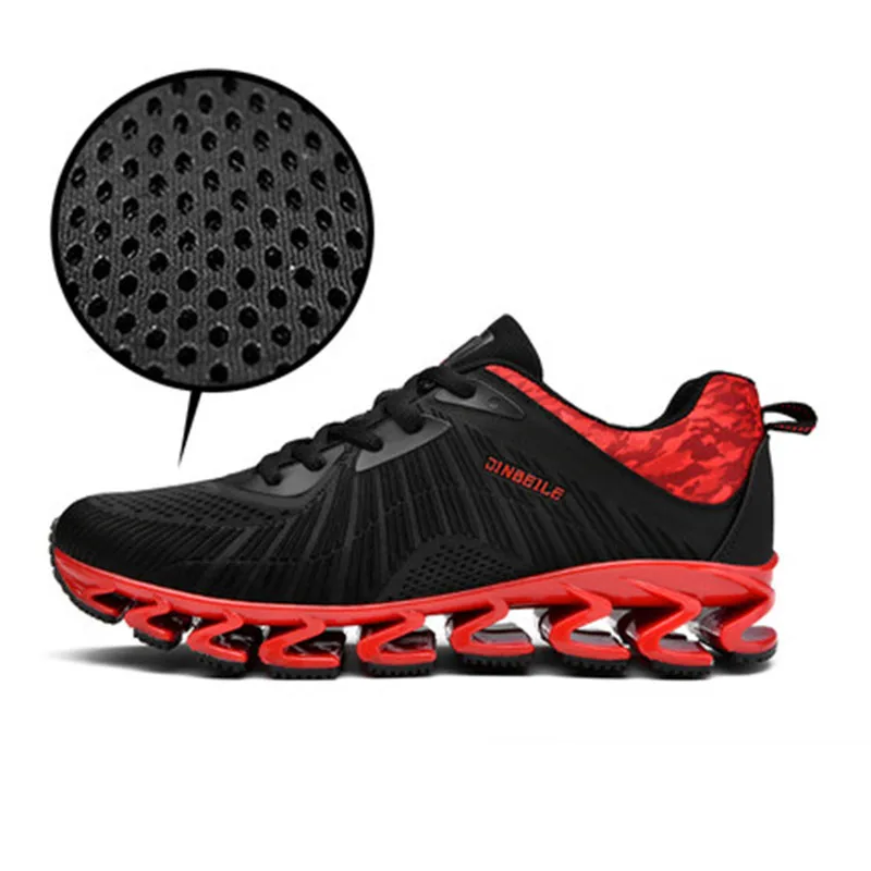 Jinbei мужские спортивные кроссовки с музыкальным ритмом мужские кроссовки с дышащей сеткой на открытом воздухе спортивная обувь легкие