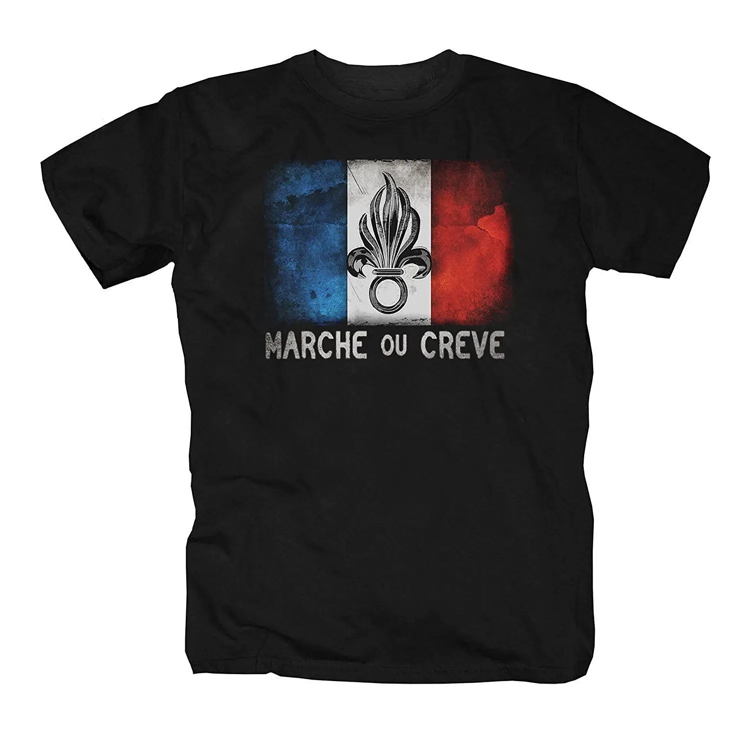 

Tees Male Harajuku Top Fitness Brand Clothing T-Shirt Shirt Foreign Legion France Cult Gift Legion Desert Weapon Army Tee Shirt