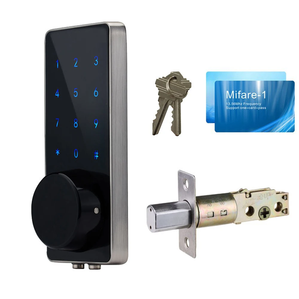 Digital Smart Door Lock Electronic TouchScreen numeric keypad Deadbolt
