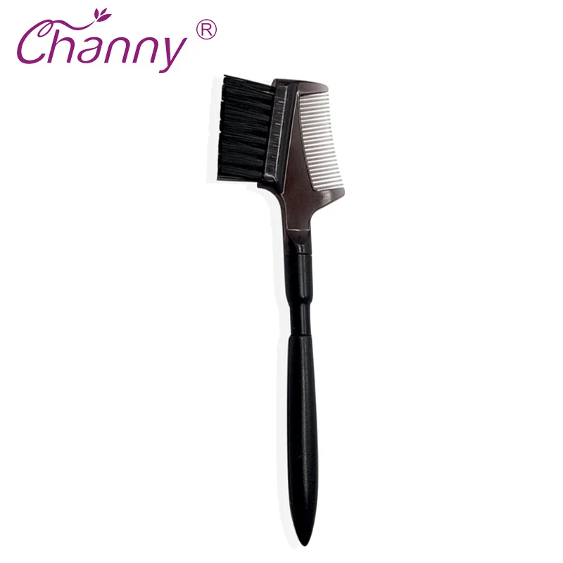 Channy Eyebrow Comb Black Dual Purpose Eyelash Brushes Combs Eye Makeup