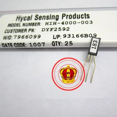 

Free shipping New 10pcs/Lot HIH-4000-003 Humidity sensor SENSOR HUMIDITY 5V 3.5% SIP HIH4000-003 Original authentic HIH4000