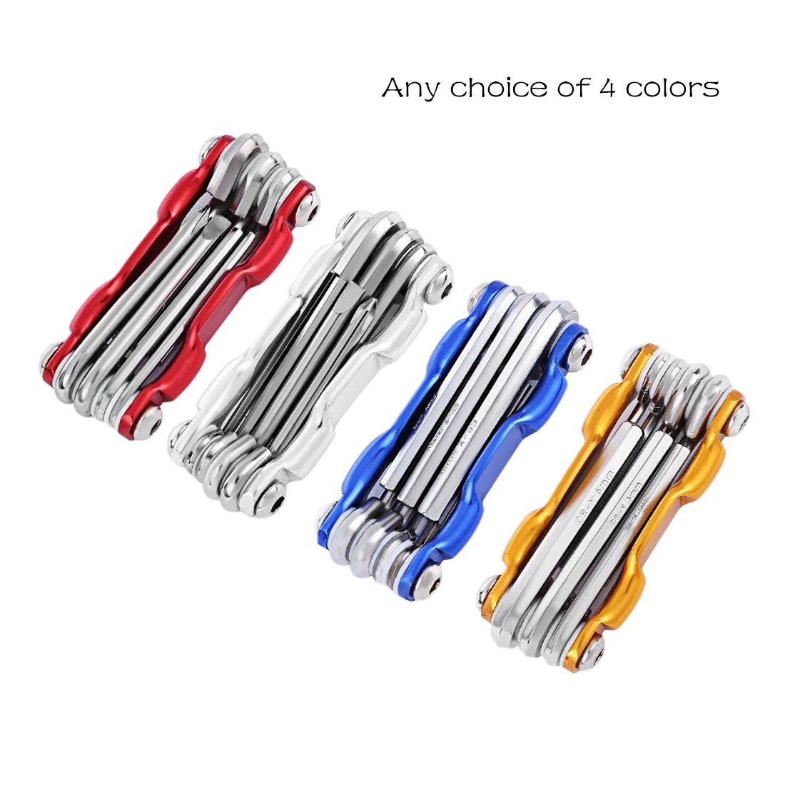 6 in 1 Bicycle Tools Sets Hex Multi Repair Tool Bicycle Spoke Wrench