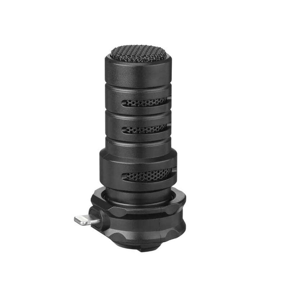 

BOYA BY-DM200 Cardioid Digital Stereo X/Y Condenser Microphone for iPhone X 8 7 Plus & IOS 24-Bit / 96 kHz converter black