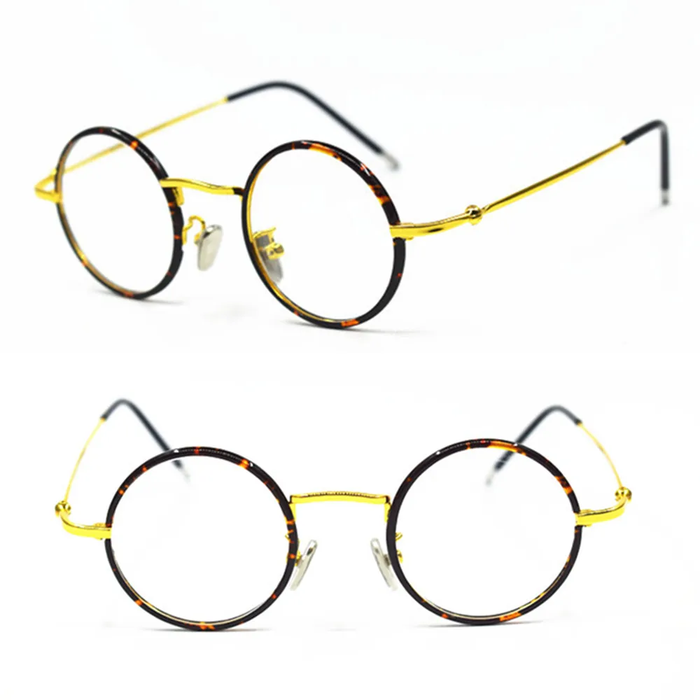 Pure Titanium Small Round Tortoise Reading Glasses Full Rim +100 +125