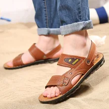 Лидер продаж; пляжные мужские сандалии; удобная прогулочная мужская повседневная обувь; уличные болотные сандалии; обувь без застежки в британском стиле; летние сандалии