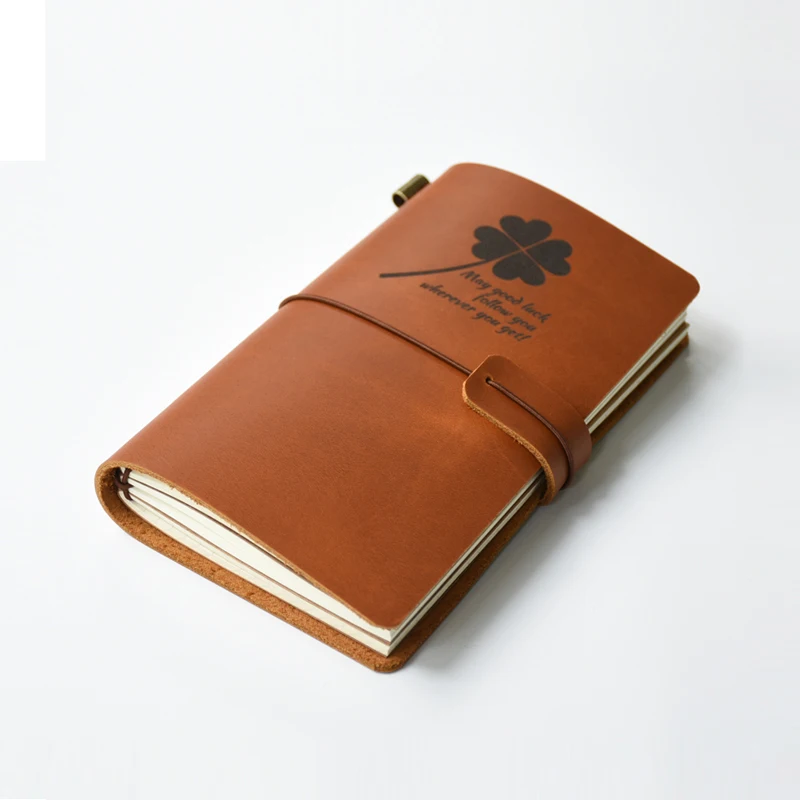 

MaoTu Personalized Leather Journal Custom Leather Notebook Vintage Handmade Gift Refillable 192 Pages Cowhide Diary