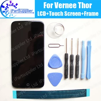

Vernee Thor LCD Display + Touch Screen Digitizer +Frame 100% Original New LCD+Touch Digitizer for Thor, only work on new system