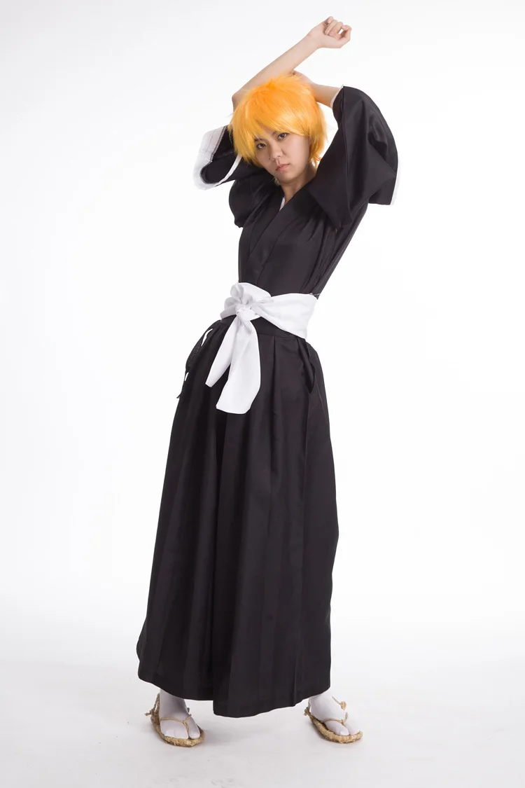 Кимоно Shinigami в японском стиле костюм унисекс для косплея топ и штаны|unisex top|kimono