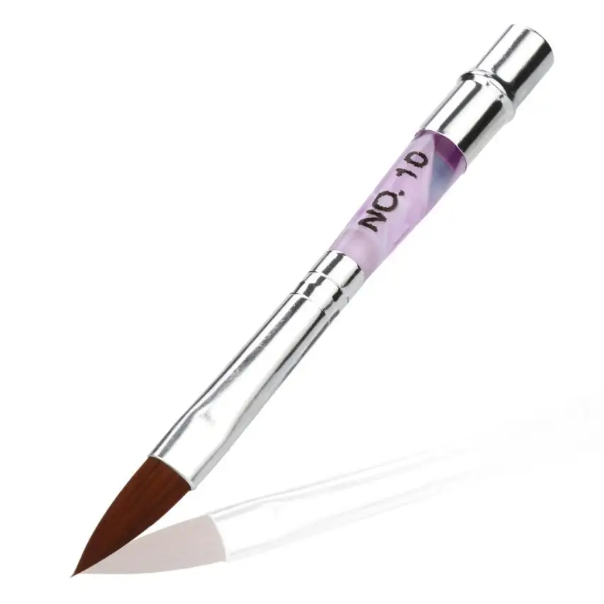 1 шт. акриловая кисть для ногтей 10 размеров|acrylic pen|sable brushnail art brushes tool |
