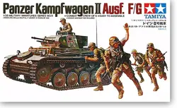 1:35 немецкий Panzer Kampfwagen Ausf. F/G легкие танки модель (с Soliders) 35009