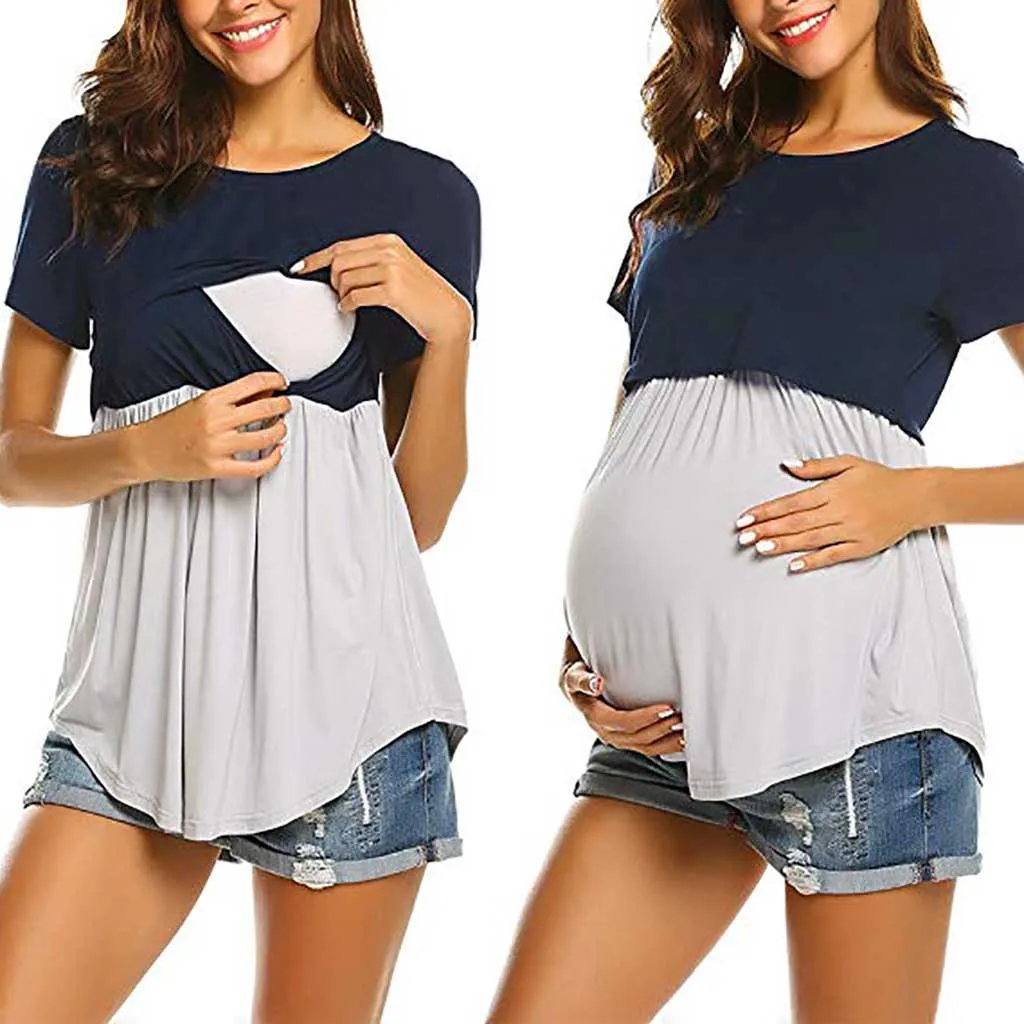 Женская одежда для беременных; коллекция года; женская одежда для беременных; топ для кормления грудью; футболка; блузка; para embarazadas; топы для беременных