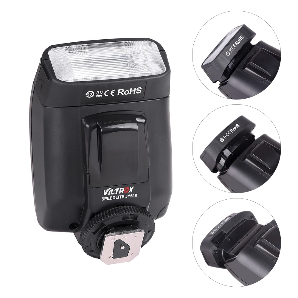VILTROX JY 610 On camera Mini Flash Speedlite for Canon EOS M M2 650D