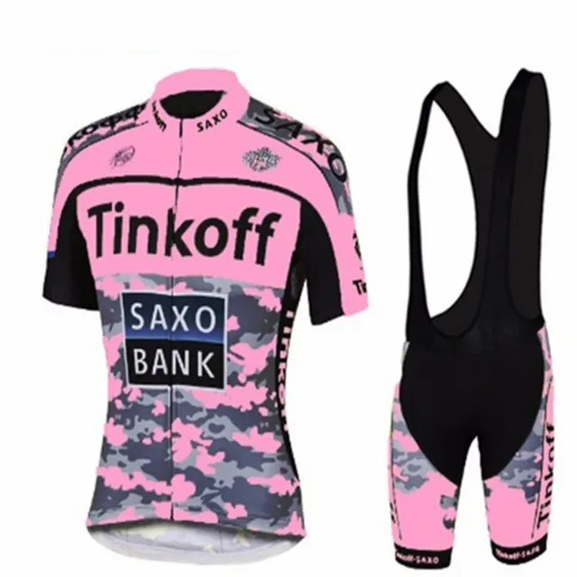 US $19.49 Tinkoff Professional Team Riding Cycling jersey sports suit tops pants Womens breathable outdoor sh