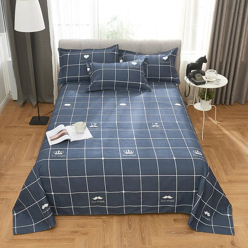 Набор постельных принадлежностей 230*250 см простыня на резинке домашний текстиль