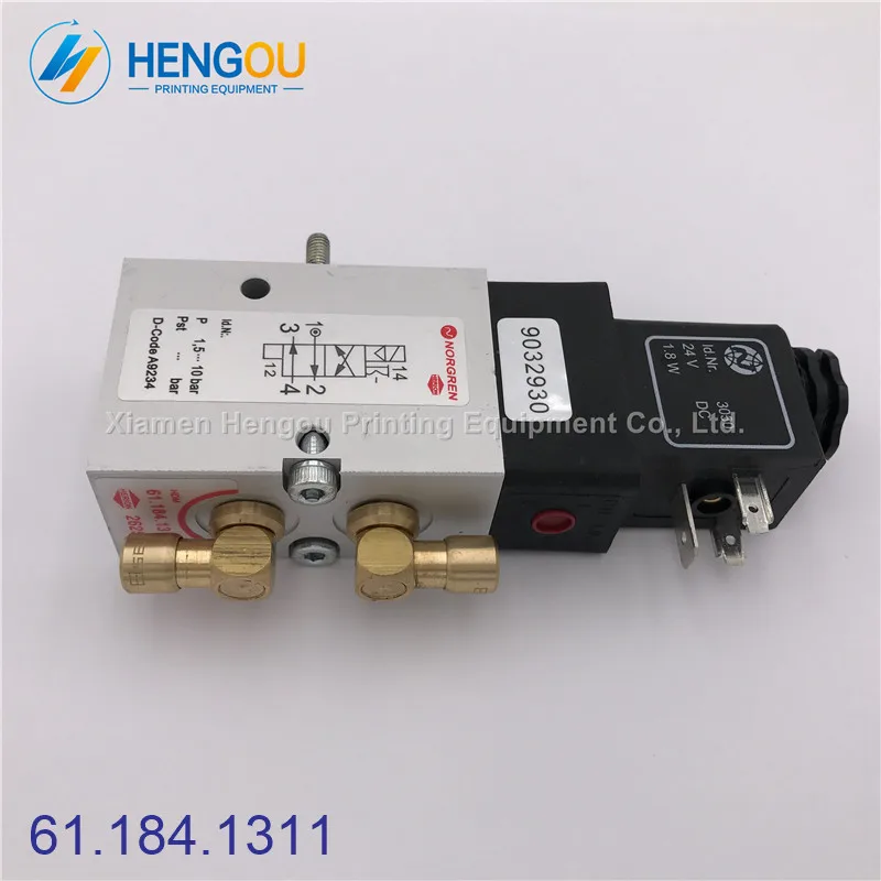 

2 PCS High Quality Solenoid Valve 61.184.1311 For Hengoucn SM02 CD102 Printing Machine Compatible New