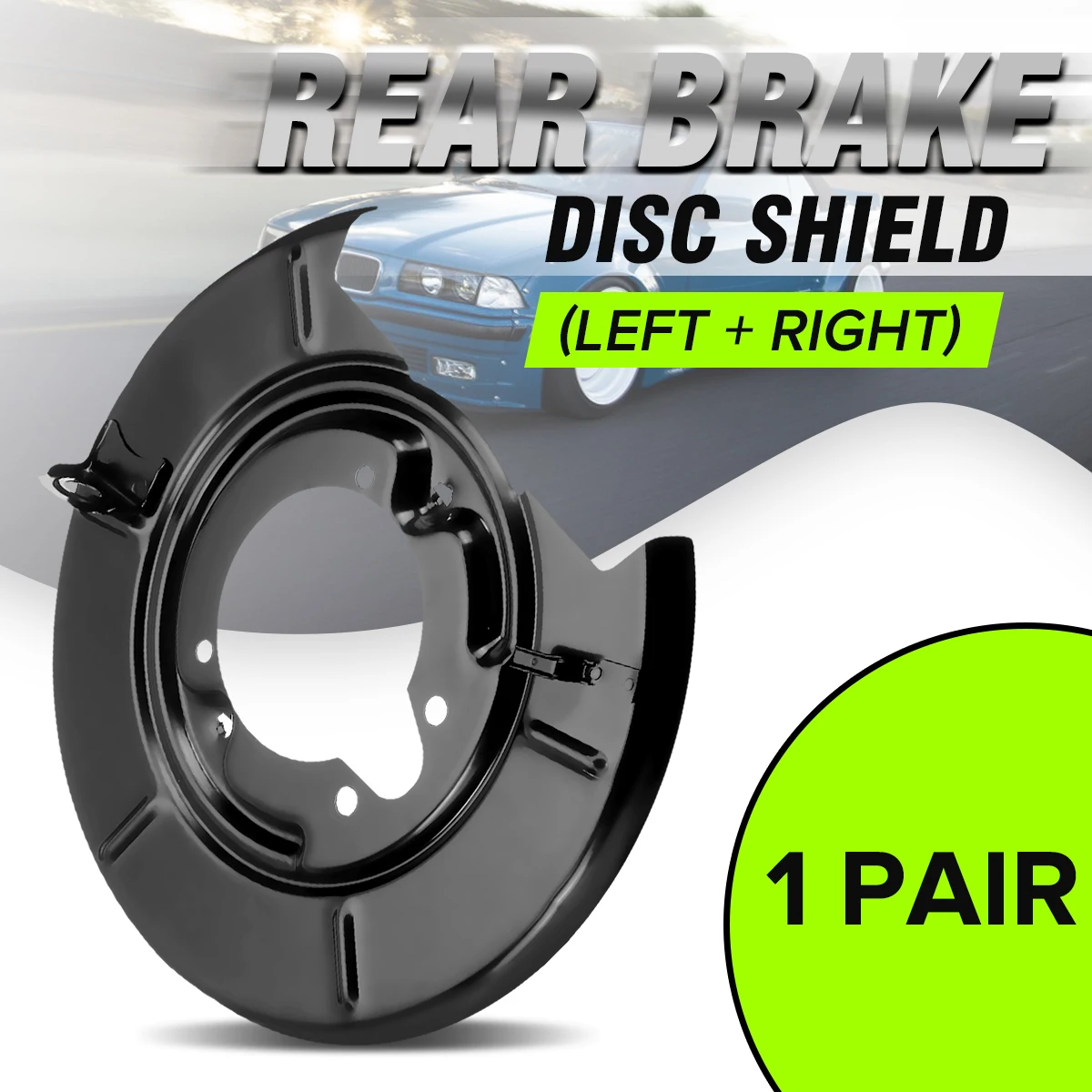 

New A Pair Rear Brake Disc Shield Shell For BMW E30 E36 Compact Models Z3 For Coupe & Roadster Models Brake Caliper Brake Slave