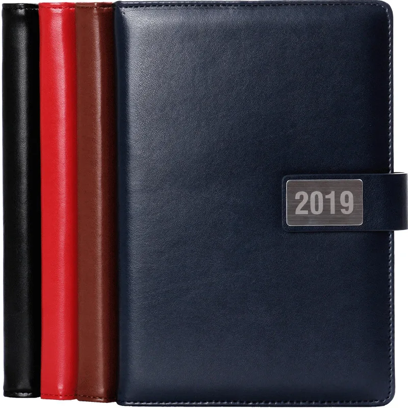 

2019 Notebook Annual Calendar Schedule bullet journal Organizer Agenda Diary Binder Office School Planer Student Stationery Gift
