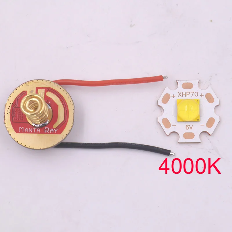 Светодиодный излучатель высокой мощности CREE XHP70.2 6 в 6500 К холодный белый 3000 22 мм 2 8