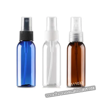 

30pcs 30ML Clear Blue Brown Plastic Cosmetic Spray Bottle Portable Travel Perfume Spray Container Beauty Cosmetic Liquid Package