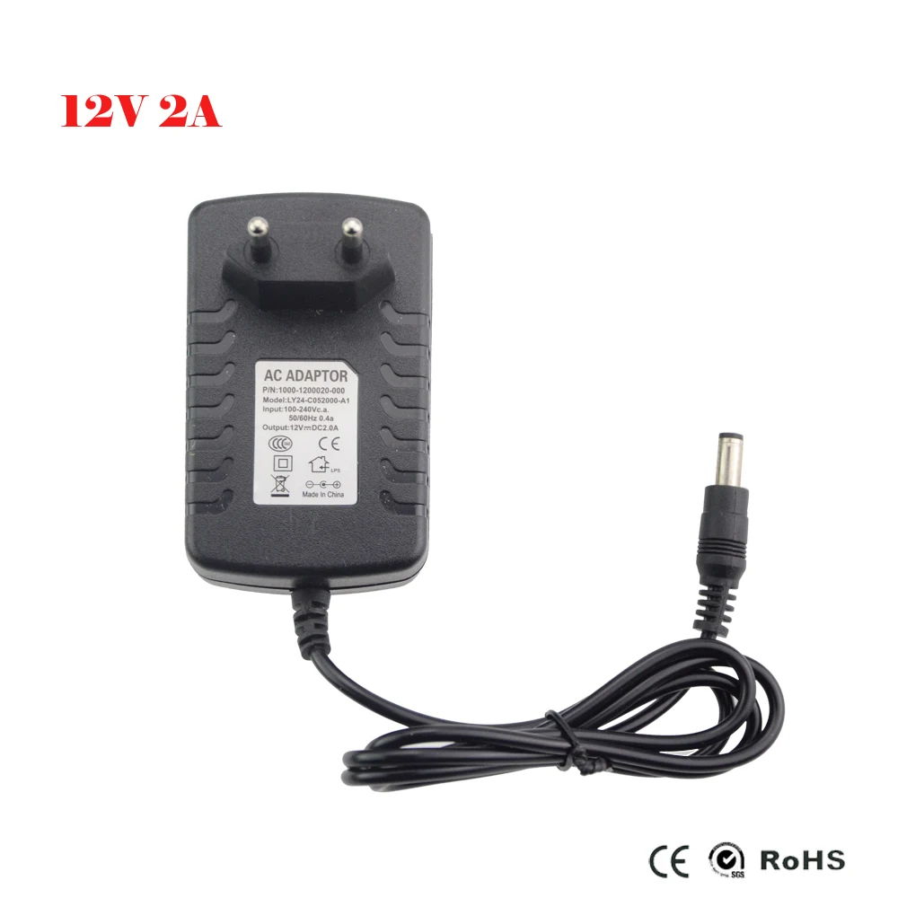2018 Новый AC 110V 220V к DC 1A 2A 3A 5A 12V ЕС адаптер питания для 5050 5630 3528 3014 RGB Светодиодные