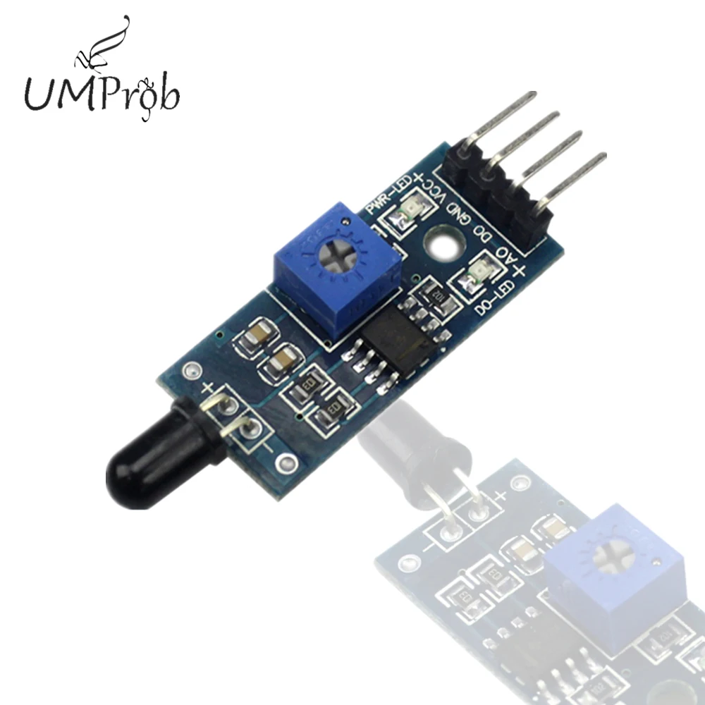 LM393 4 Pin ИК датчик обнаружения пламени модуль пожарный Детектор инфракрасный модуль приемника для arduino Diy Kit