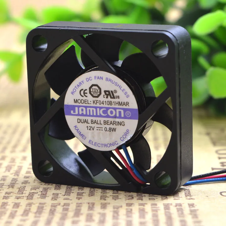 JAMICON KF0410B1HMAR 5 см/см 12 В 0 8 Вт 3-линейный бесшумный вентилятор охлаждения |