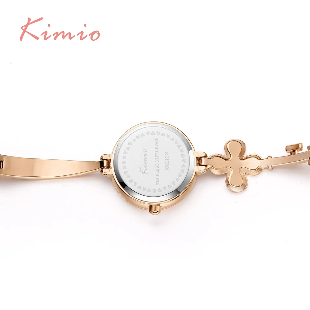 KIMIO Clover Flower Designer Brand Luxury Women Watches Rose Gold Watch Bracelet Lady Watch For Woman Girl Womens Wristwatch KIMIO Clover Flower Designer Brand Luxury Women Watches Rose Gold Watch Bracelet Lady Watch For Woman Girl Womens Wristwatch