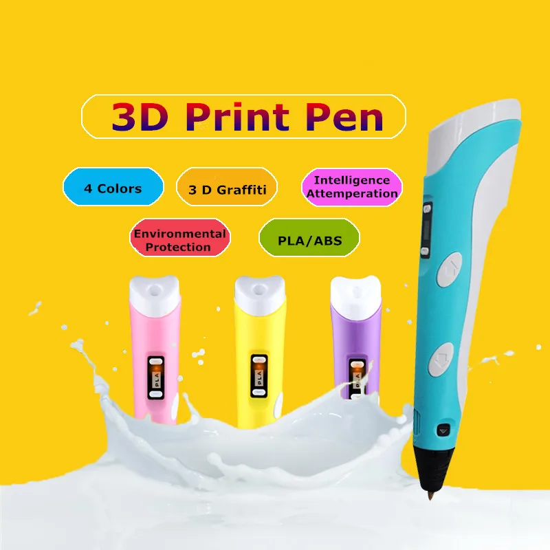 

High Quality 3D Pen 3D Print Pen 3D Printing Drawing Pen With ABS Filament Magic Maker Arts for Gift 3D Drawing Pen With Screen