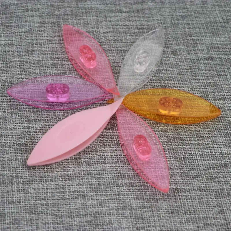 

10pcs Transparent Plastic Tatting Shuttle Needles Handmade Lace DIY Craft Tools Tatting Sewing Accessories