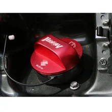 Четыре цвета, съемный алюминиевый сплав, внутренний масляный бак, крышка топливного бака, наклейка, подходит для Suzuki Jimny 2007-, автомобильные аксессуары