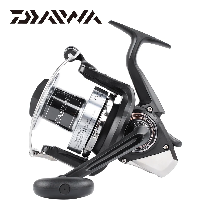 DAIWA crosscast 5000/5500/6000 спиннинг рыболовная катушка 3+ 1BB 4,9: 1 ВОЗДУШНЫЙ РОТОР длинная Литая Катушка Морской Карп Рыболовная катушка для рыбалки