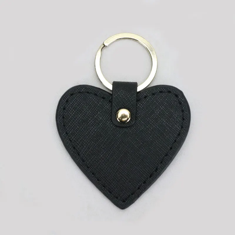 

New fashion free custom initial letters Genuine leather keychain for women key ring chain female keyring
