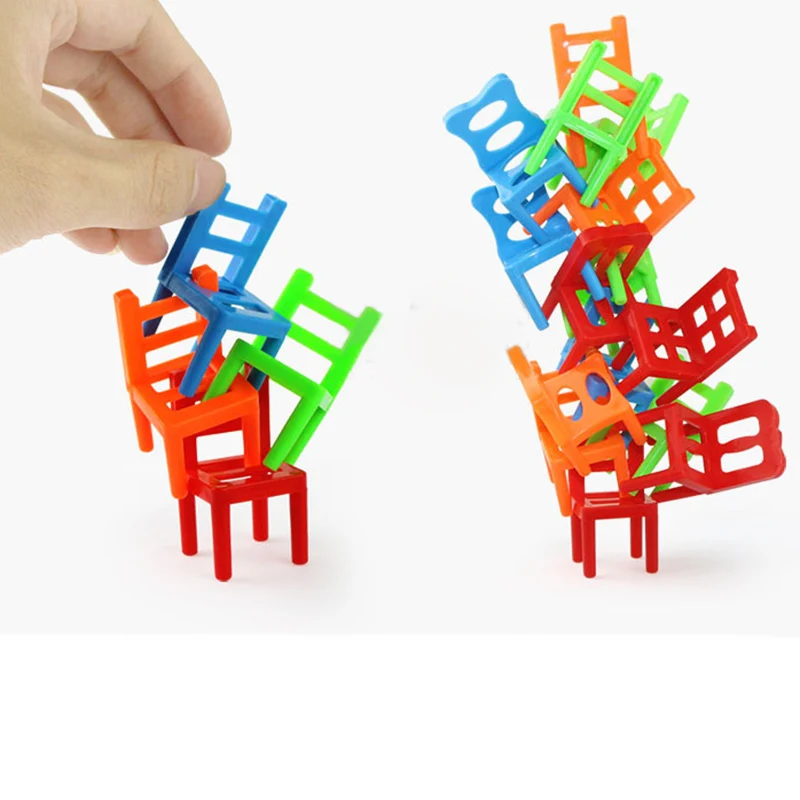 Balance Chairs Board Game Children Kids Educational Balance Toys Puzzle