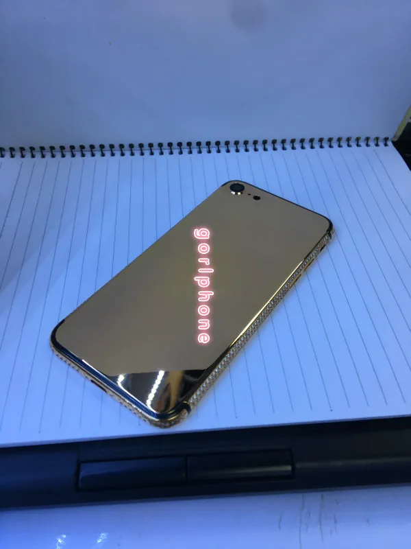 

100% Rose gold housing for Iphone7 Rose gold plating housing for iphone 7 plus with all full side buttons for free shipping
