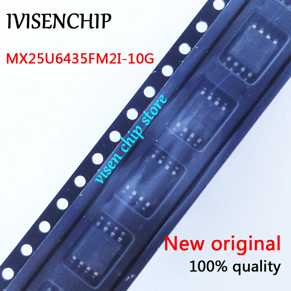

10 шт. 25U6435FM2I-10G MX25U6435FM2I-10G MX25U6435F MX25U6435 25U6435F лапками углублением SOP-8