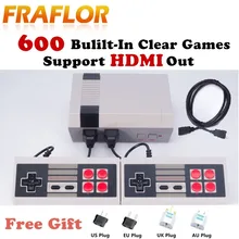 HDMI выход Ретро Классический игровой плеер семья ТВ видео игровые приставки детство встроенный 600 Двойная Ручка управления PAL NTSC HDMI выход