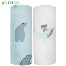 2 шт. детское одеяло бамбуковые хлопковые подгузники из муслина пеленки для новорожденных банное полотенце детское белье для коляски обертывание детские товары