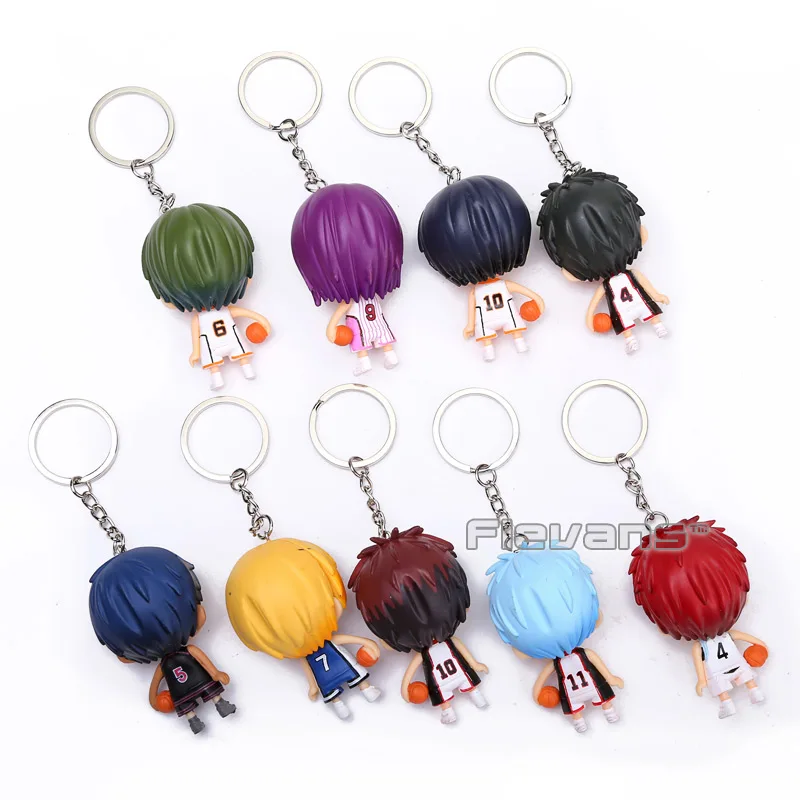 Kuroko كرة السلة kuroko لا basuke البسيطة pvc الشكل لعب مع المفاتيح 9 قطعة/المجموعة KBFG012 Kuroko كرة السلة kuroko لا basuke البسيطة pvc الشكل لعب مع المفاتيح 9 قطعة/المجموعة KBFG012