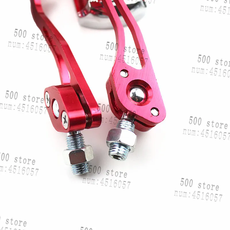 

1 Pair red Motorcycle Rear View Mirror for Mountain Bicycle Rearview Mirror Moto Handlebar End Metal Mirrors Accessories