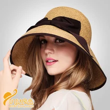 2016 Austrálie Style slámy klobouky (velkoobchodní módní ploché sluneční klobouk deska Volitelné čepice tvaru letní klobouky pro ženy B-2282