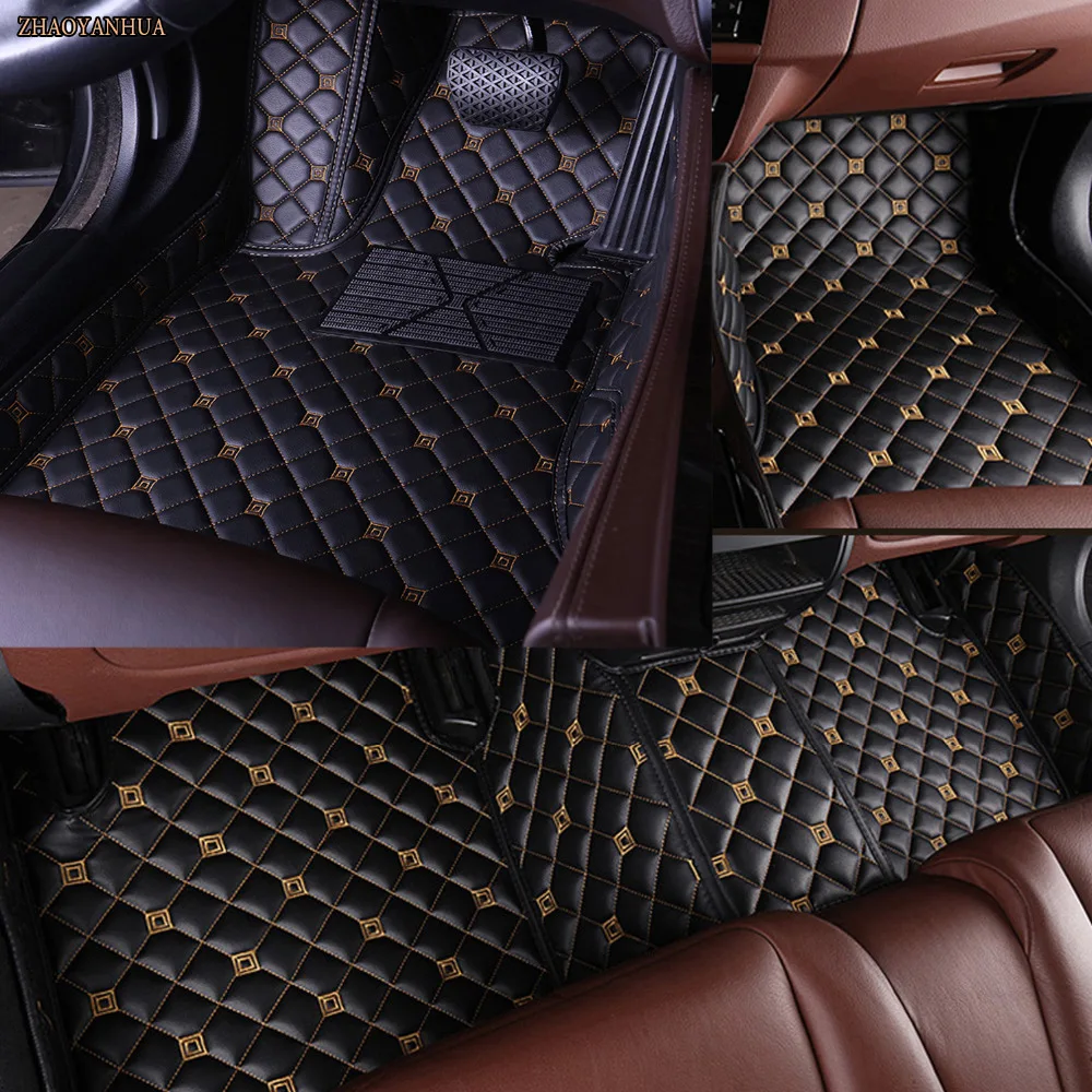 

ZHAOYANHUA car floor mats for Mercedes Benz A B180 C200 E260 CL CLA GLK300 ML S350/400 car styling carpet floor liner