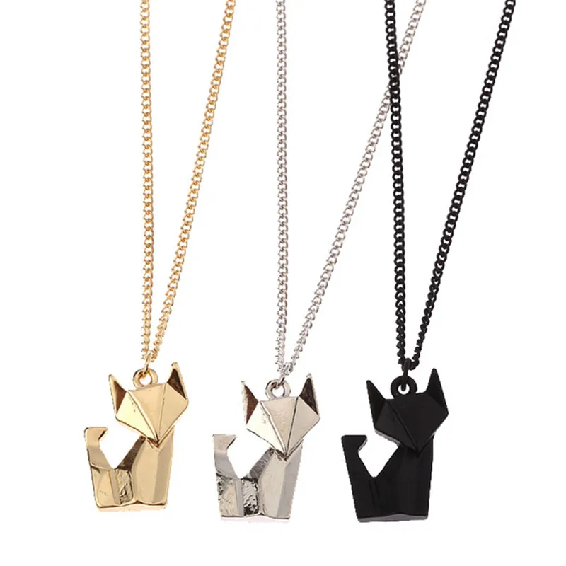 Геометрическое стереоожерелье в виде животных pegasus, кролик, слон, короткое ожерелье, модное ожерелье в виде ключицы, аксессуары для девочек