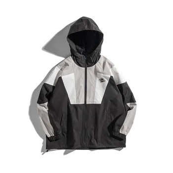 

2018 Spring And Summer New Men's Cotton Polyester Simple Personality Jacket Casual Street Fashion Long-sleeved Temperament