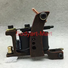 Новинка профессиональная тату машина 10 перекосов катушки чугунная красная татуировка пистолет для начинающих шейдер лайнер GAM09-B