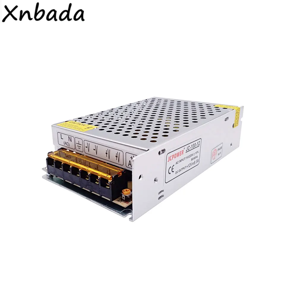 DC12V 1A 2A 3A 5A 6.5A 8.5A 10A 15A 20A 30A 40A 50A 60A трансформаторы светодиодный драйвер Мощность адаптер переключатель Питание