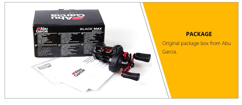 Abu Garcia Max 3 Black Fishing Baitcasting Reel - Finish-Tackle