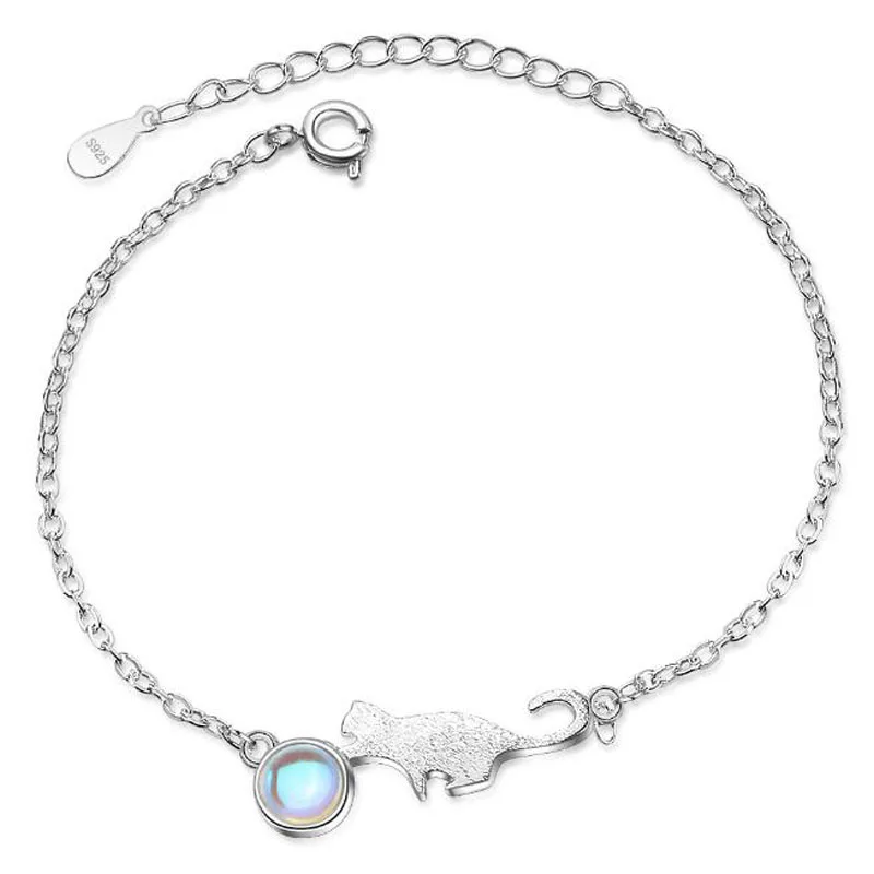 

yu xin yuan fashion jewelry 925 Silver Bracelets cat shape Decorations bracelet for women/girl party jewelry