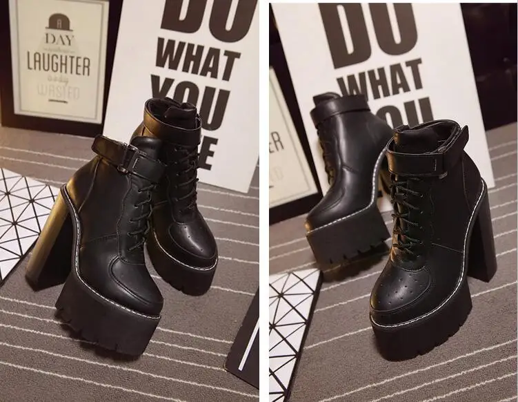 chunky heels boots (9)
