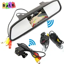 Drahtlose Auto Einparkhilfe Videomonitore, 3in 1 Drahtlose Rückfahrkamera Monitor System 2,4 Ghz Drahtlose Kamera-kit